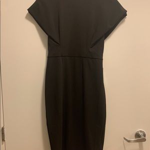 Express midi black dress